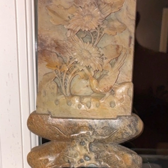 Carved Stone Decorative Panel